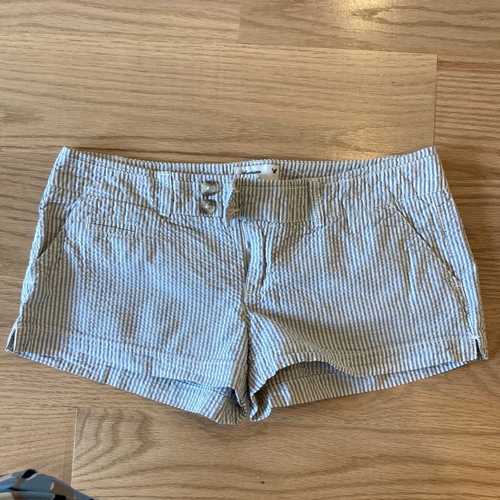 American Eagle Stripe Shorts Size 2